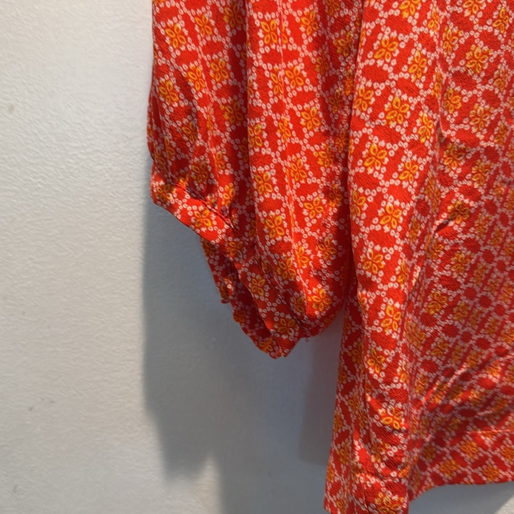 Joie Silk Floral Print Blouse - Picture 5 of 9